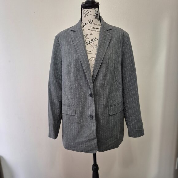 Pinstripe Blazer - Picture 1 of 8